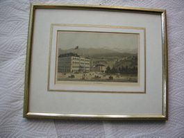 STICH, LE CONVICT, D`EPOQUE 1890-1900 COLORIEE A L`AQUARELLE